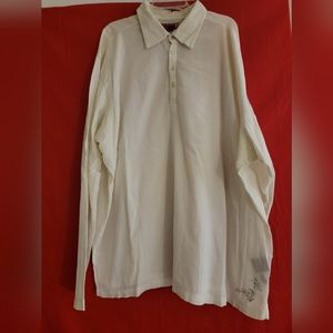 GUESS Round collar with buttons  Men's long sleeve shirt Size; XXL